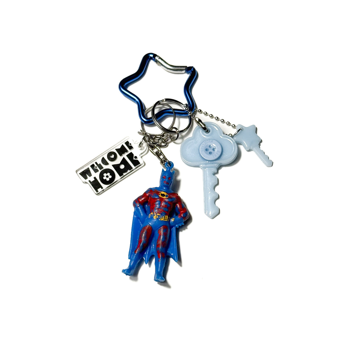 Blue Batman Welcome Home Multi-Charm Keychain – Ari Brochin Studios